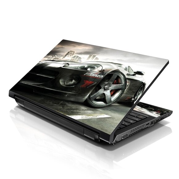 LSS 15.6 & 17.3 Inches Laptop Notebook Skin Sticker Decal - Cool Car in The City - Picture 1 of 2